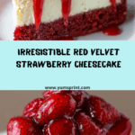 Red Velvet Strawberry Cheesecake Recipe