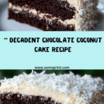Easy Chocolate Coconut Cake Recipe