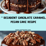 Luxurious Chocolate Caramel Pecan Cake Recipe