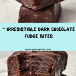 Luscious Chocolate Fudge Squares Recipe