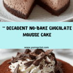 No-Bake Chocolate Mousse Cake Recipe