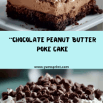 Chocolate Peanut Butter Poke Cake Recipe