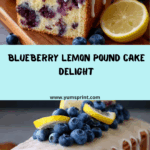 Blueberry Lemon Pound Cake Recipe
