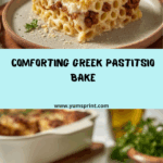 Hearty Greek Pastitsio Casserole Recipe