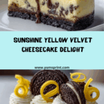 Yellow Velvet Cheesecake Recipe