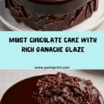 Decadent Chocolate Cake with Ganache Glaze Recipe