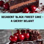 Classic Black Forest Cake Slice Recipe