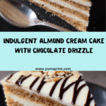 Elegant Almond Cream Cake Recipe
