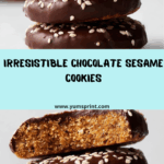 Decadent Chocolate Sesame Cookies Recipe