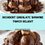 Ultimate Chocolate Brownie Tower Recipe