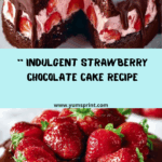 Strawberry Chocolate Cake with Strawberry Filling Recipe