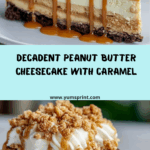 Peanut Butter Cheesecake with Caramel Bliss Recipe