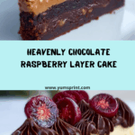 Decadent Chocolate Raspberry Layer Cake Recipe