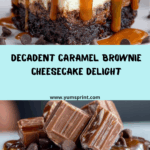 Caramel Brownie Cheesecake Recipe