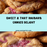 Sugar Rhubarb Cookies Recipe