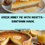 Santorini-Style Honey Pie Recipe