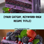 Easy Purple Velvet Cake Recipe