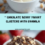 Chocolate Covered Yogurt Bites Clusters Recipe