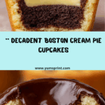 Boston Cream Pie Cupcakes Recipe