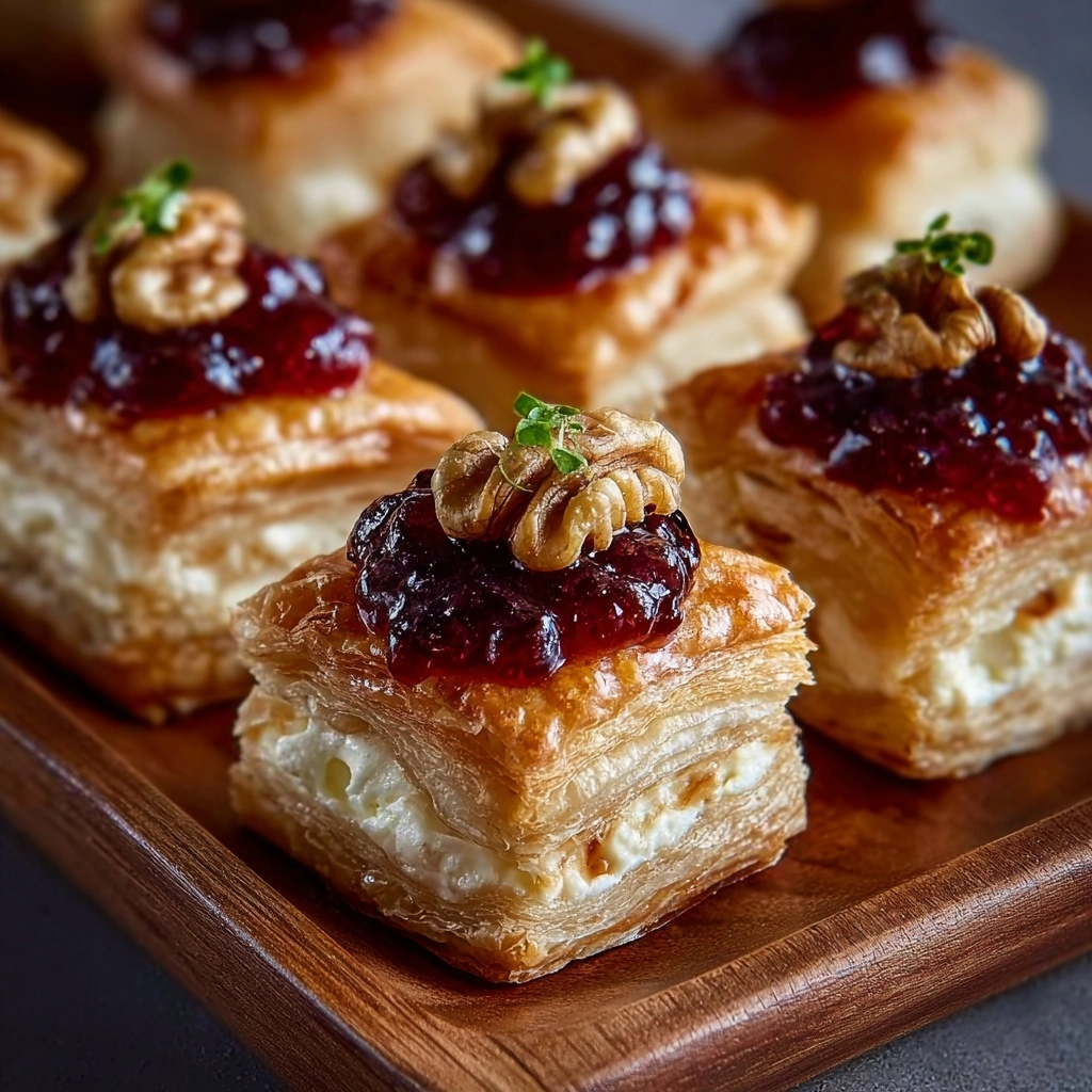 Cranberry-Walnut Brie Bites with Citrus Kiss Recipe