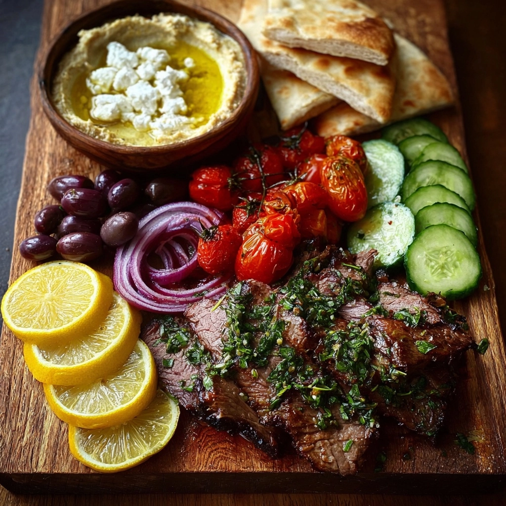 Greek Beef Mezze Platter with Lemon Drizzle Recipe 2 Greek Beef Mezze Platter with Lemon Drizzle Recipe - Recipe Image