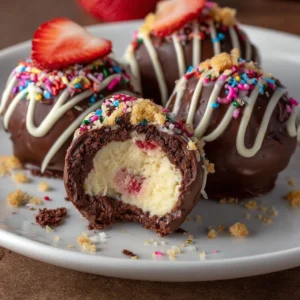Chocolate Covered Cheesecake Bites Recipe
