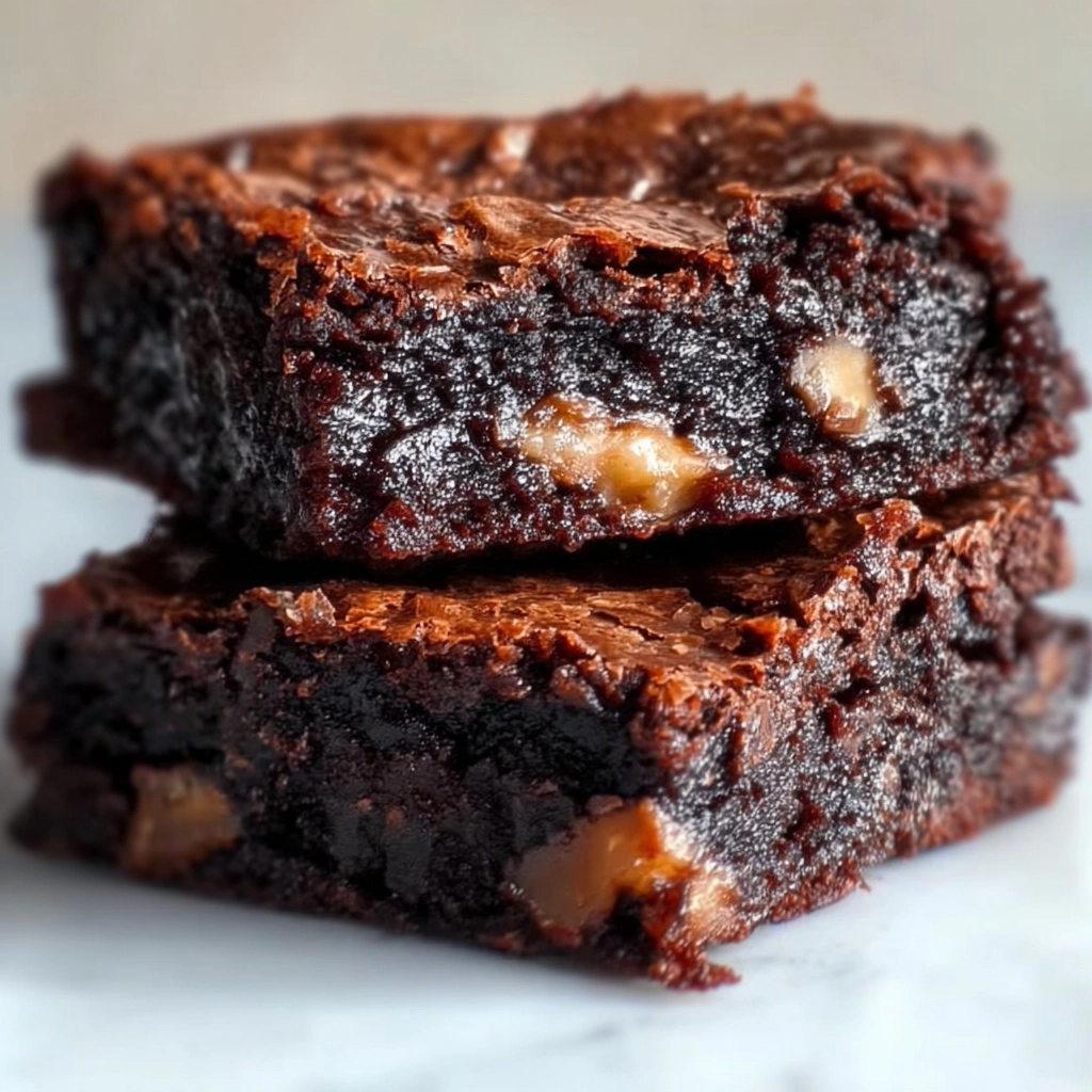 Vegan Healthy Brownies Recipe - Recipe Image