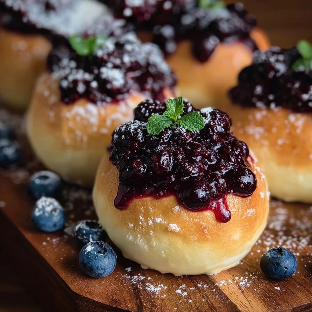 Blueberry Cottage Cloud Buns Recipe - Recipe Image