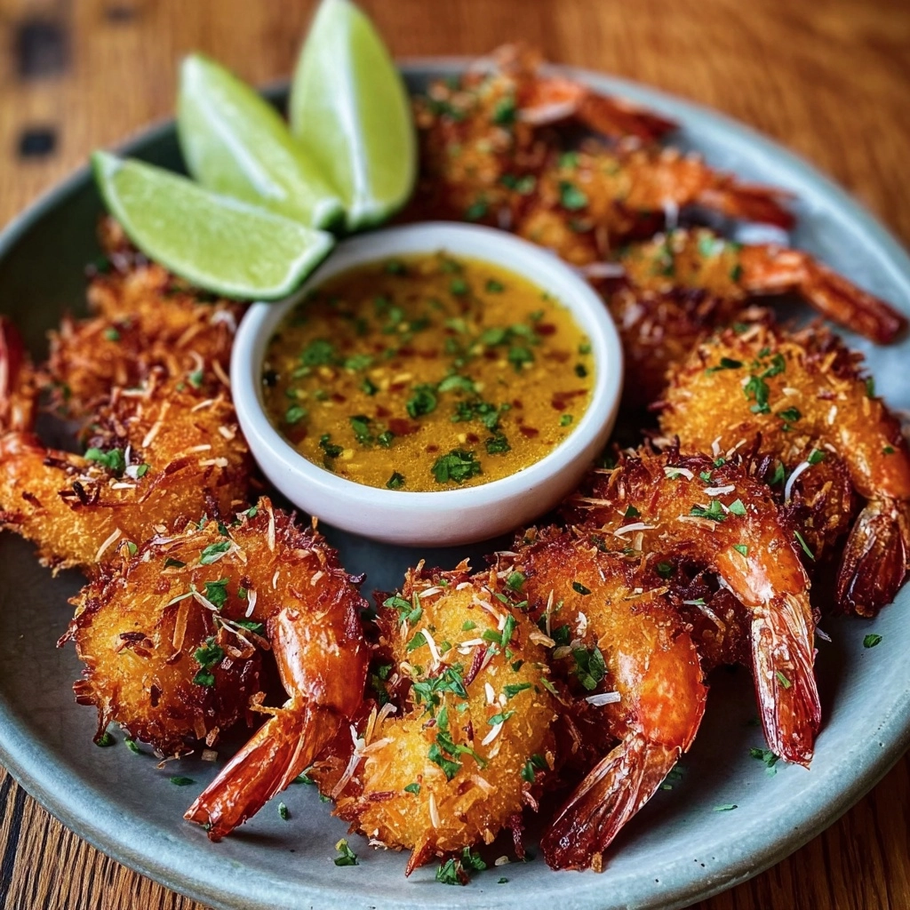 Coconut Shrimp with Lime Chili Dip Recipe