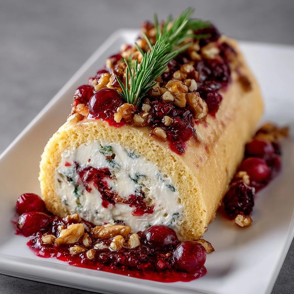 Boursin-Cream Cheese Log with Cranberry Walnut Glaze Recipe 3 Boursin-Cream Cheese Log with Cranberry Walnut Glaze Recipe - Recipe Image