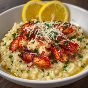 Lemon Butter Lobster Risotto Recipe