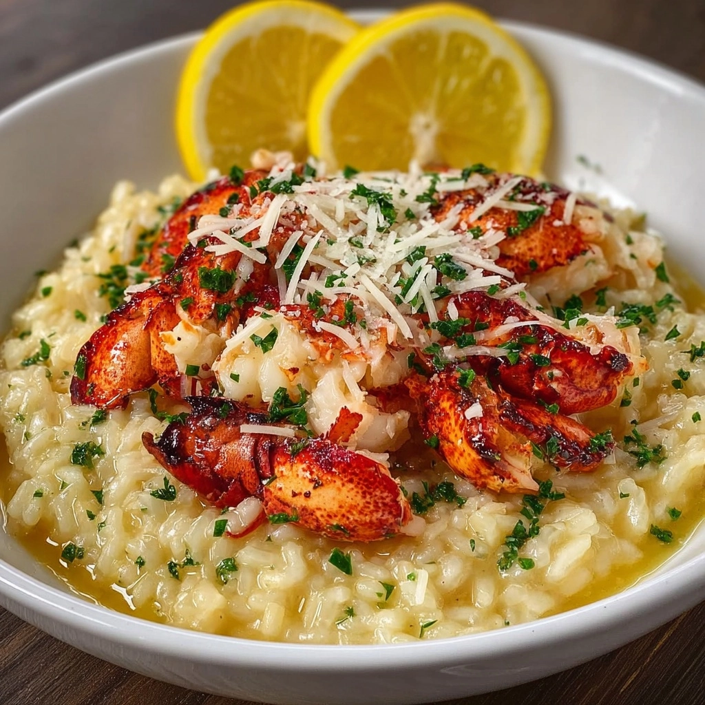 Lemon Butter Lobster Risotto Recipe 3 Lemon Butter Lobster Risotto Recipe - Recipe Image