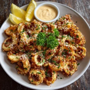Lemon Garlic Calamari with Aioli Recipe