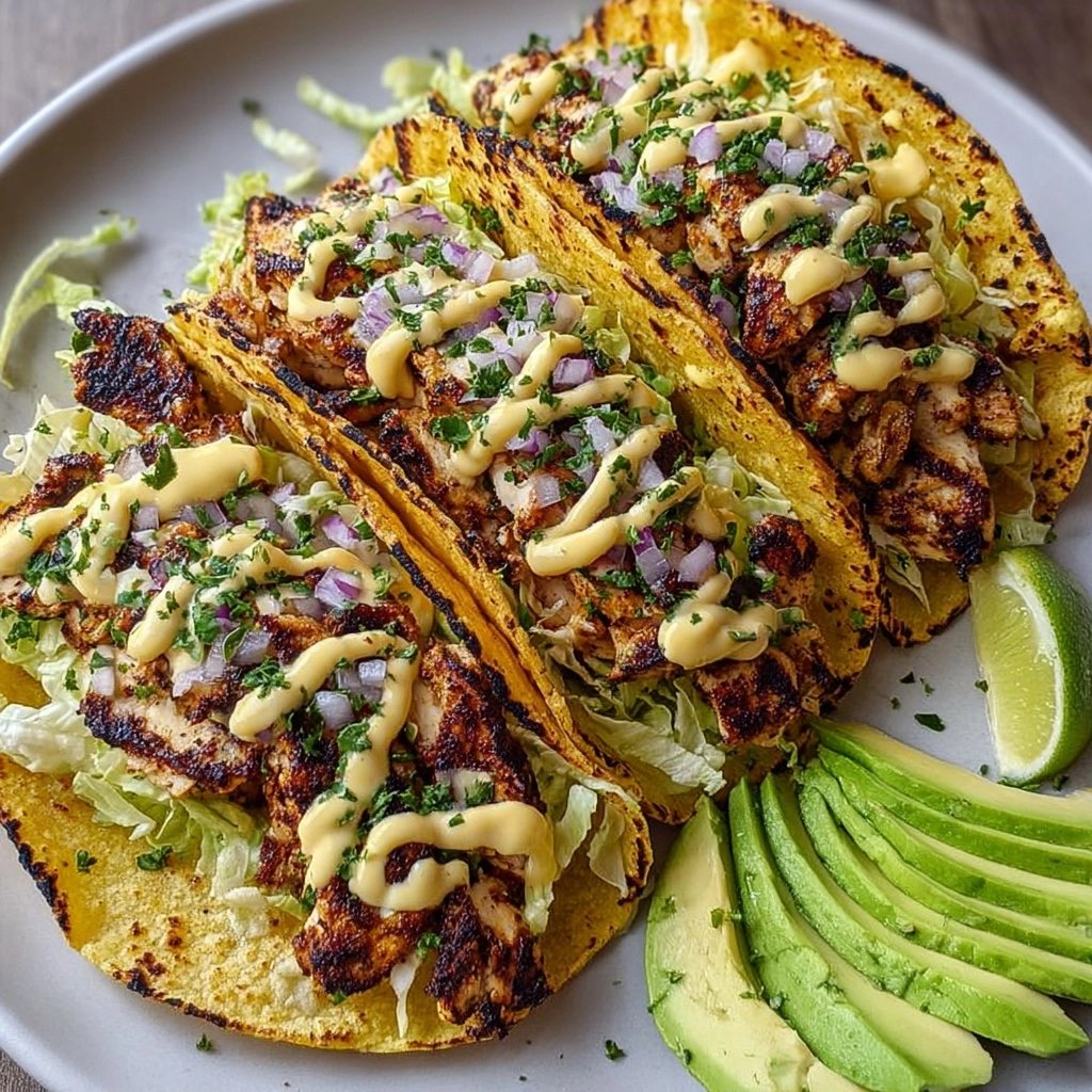 Coconut Lime Chicken Tacos Recipe 3 Coconut Lime Chicken Tacos Recipe - Recipe Image