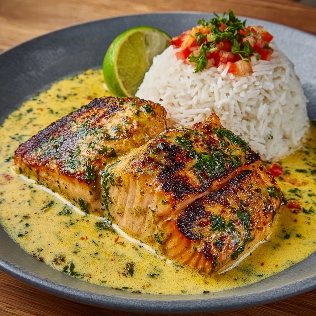 Coconut Lime Grilled Salmon Recipe