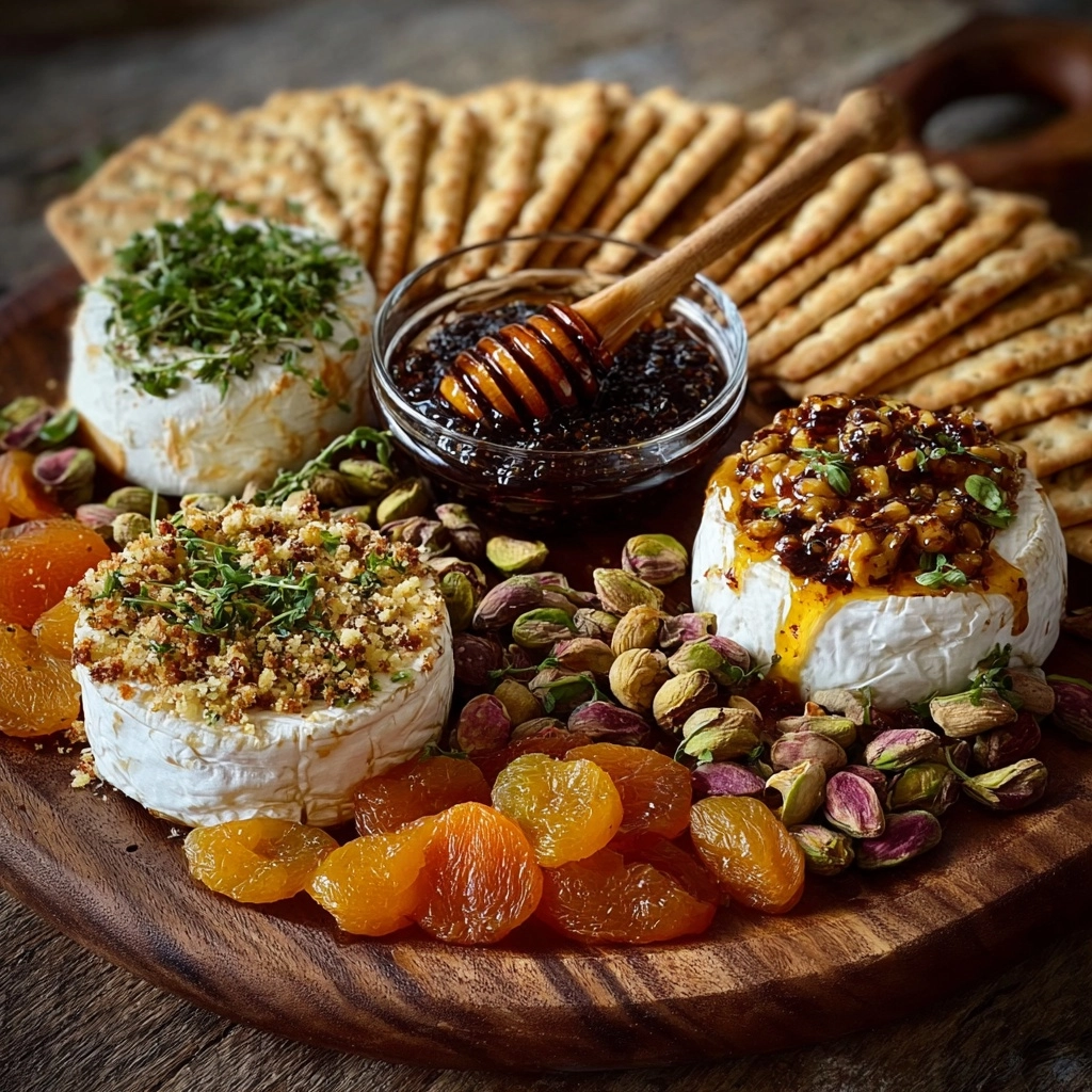 Pistachio & Apricot Honey Cheese Board Recipe