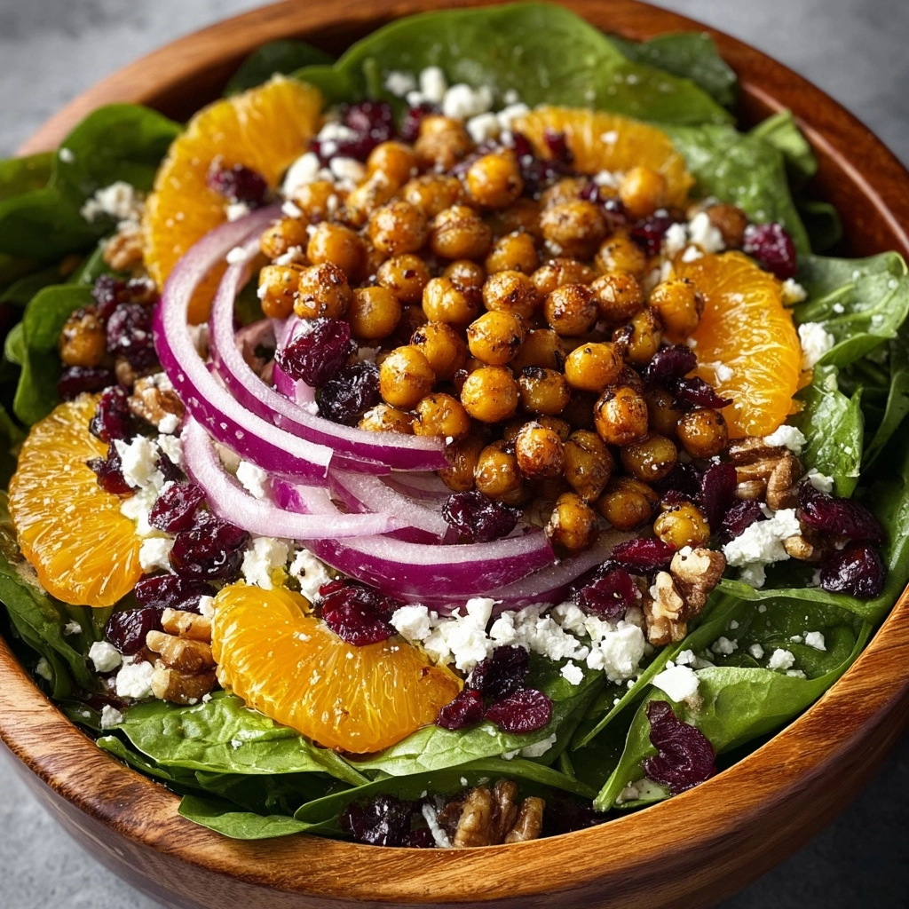 Cranberry Walnut Chickpea Salad with Orange Vinaigrette Recipe 2 Cranberry Walnut Chickpea Salad with Orange Vinaigrette Recipe - Recipe Image