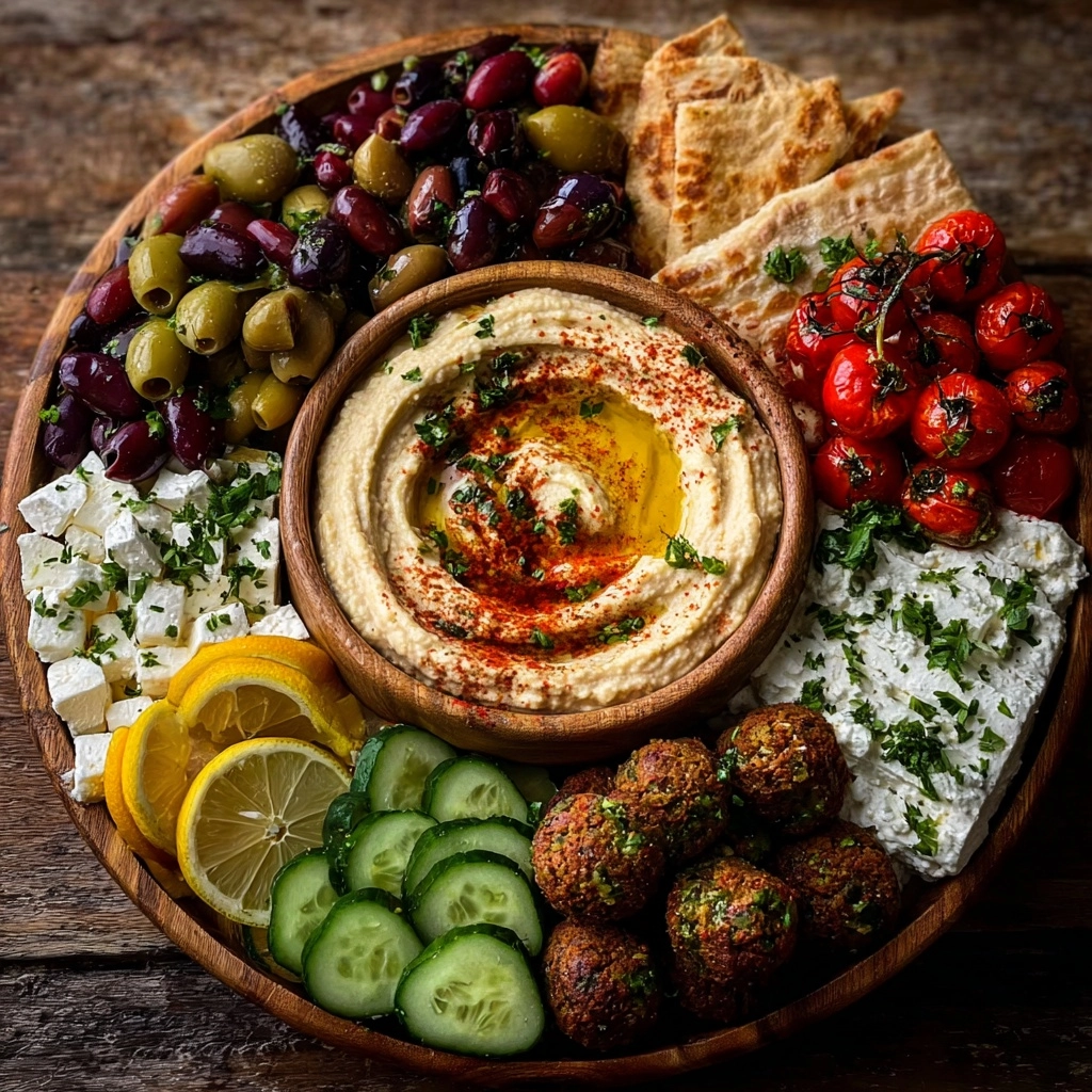 Mediterranean Mezze Tapas Platter Recipe