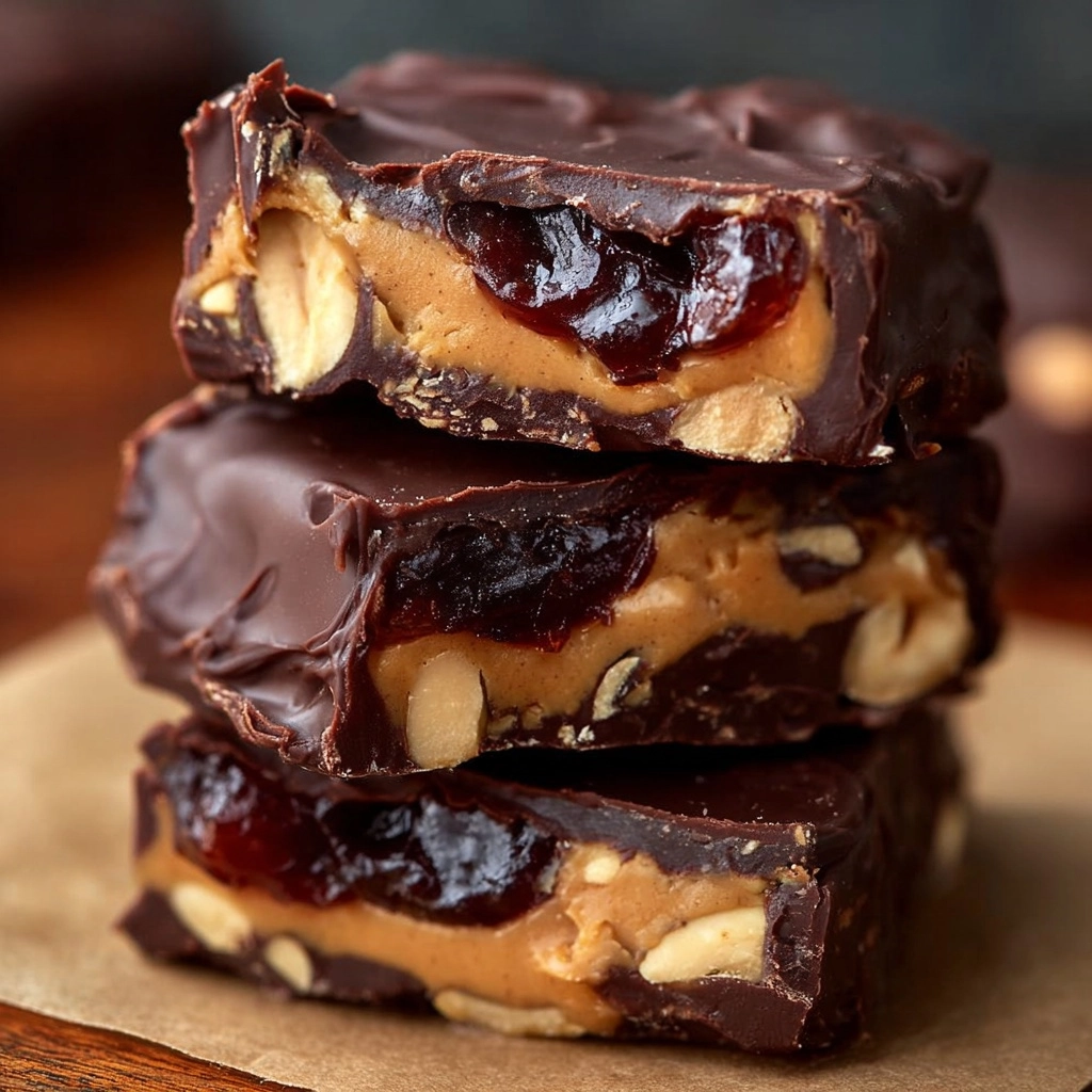 Date Snickers Bars Recipe - Recipe Image
