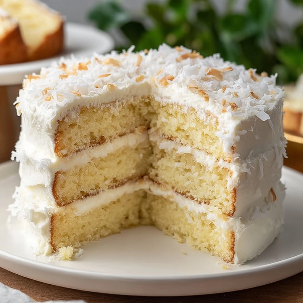 Coconut Snowfall Cake – Just Like a Blizzard Recipe - Recipe Image