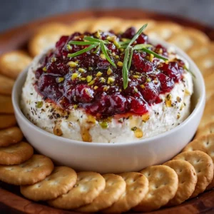 Cranberry Whipped Feta Dip Recipe