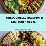 i Mezze Platter with Chili Honey Drizzle Recipe