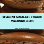 Chocolate Ganache Macarons Recipe
