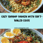 Shrimp Ramen with Soft-Boiled Egg Recipe