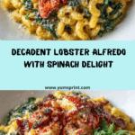 Lobster Alfredo with Spinach Recipe