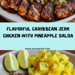 Caribbean Jerk Chicken with Pineapple Salsa Recipe