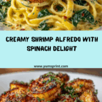 Shrimp Alfredo with Spinach Recipe
