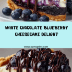 White Chocolate Blueberry Cheesecake Recipe