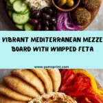 Mediterranean Rainbow Mezze Board with Whipped Garlic Feta Recipe