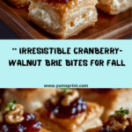 Cranberry-Walnut Brie Bites with Citrus Kiss Recipe